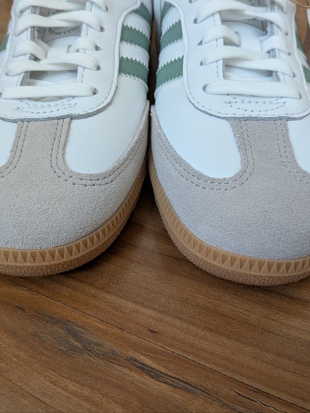Adidas Samba OG J Silver Green/Cloud White Sneaker - Picture 6 of 14